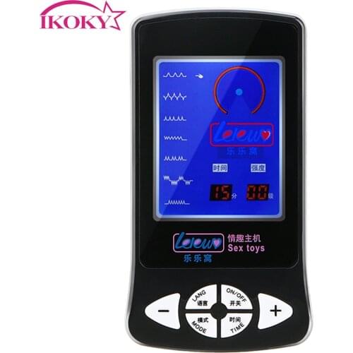 IKOKY Electro Stimulation Medical Themed Toys Therapy Massager Sex Products Sex Toys for Women SM Player Electric Shock Host