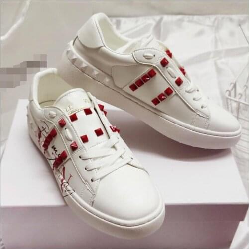 Plus Size 44 Designer Sneakers Women Shoes High Quality Casual Flat Trainers White Couple Shoes for Women Tenis Feminino