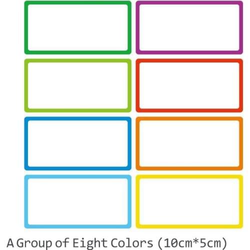 Magnetic Label Curriculum Schedule Account Table Magnetic Sticker Rewritable PET Magnetic Name Sticker