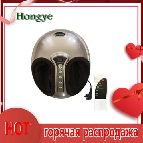 220V Electric Antistress 3D Shiatsu Kneading Air Pressure Foot Massager Infrared Foot Care Machine Heating & Therapy EU plug