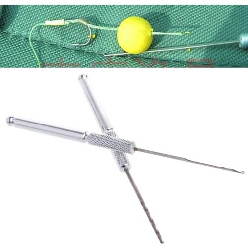 2Pc Carp Fishing Fish Bait Tool Set Making Rigs Drill Hook Crochet Needle Tackle