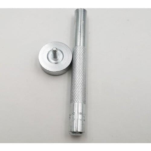 #300 Rivet Snap Button Setter Punching 2pcs/set Holes Tools Hole Punch Die Base Leather Craft Working Tool DIY