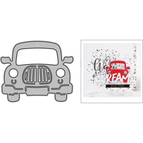 New Car Vehicle Toy Craft Embossing Mold 2021 Metal Cutting Dies for DIY Decorative Scrapbooking Album Card Making No Stamps