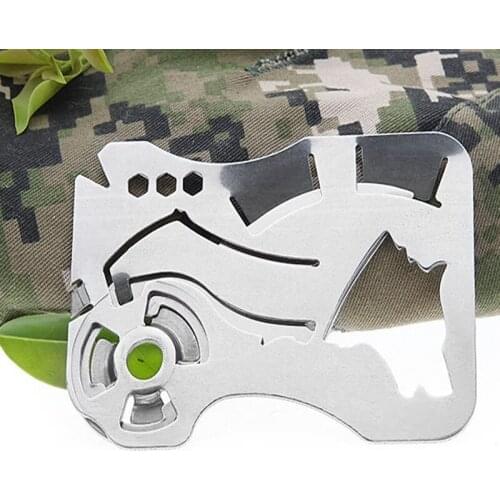 50pcs/lot Multifunctional Tool card Bottle opener Credit card Stainless stell beer bottle openers For Outdoor Travel