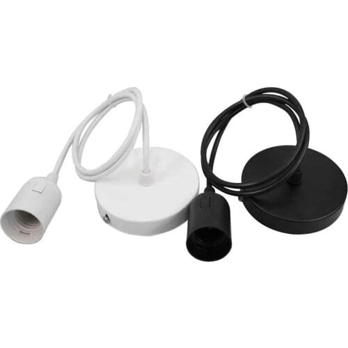 E27 Lamp Holder Pendant Light Lamp Base LED Bulb Lamp Holder Hanging Light Lampshade Telescopic Lamp Seat Accessories 85-265V