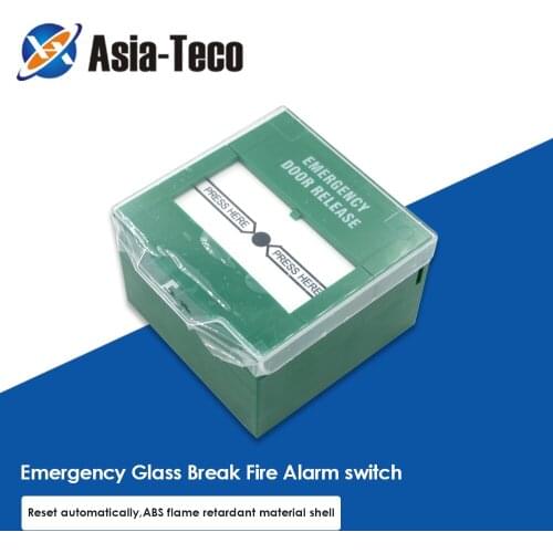 Glass Break Fire Alarm switch Fire Emergency Door Release Urgent Button RB86 Exit Release Switch With Cover