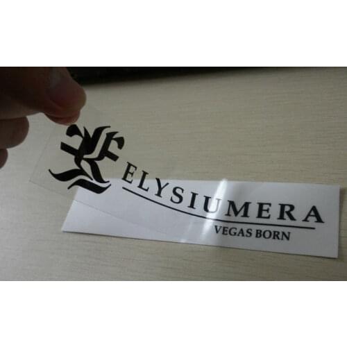 Full Colors Heat Resistant custom transparent stickers and UV Protected clear stickers labels ---PX8038