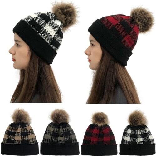 2021 New Hairball Beanie Hats for Women Hat Bonnet Beanies Chapeau Femme Cap Gorras Para Mujer Gorros Casquette Gorro Caps Touca