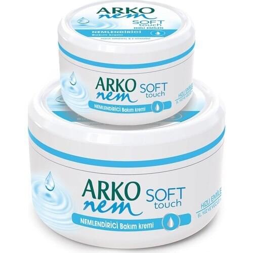 Arko Moisture Soft Touch Moisturizing Care Cream 300 ml & 100 ml Occasion Pack
