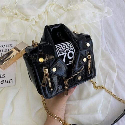 2020 Fashion Jacket Design Box Designer Women Flaps Handbag High Quality PU Leather Shoulder Bag For Ladies Chain Crossbody Bags