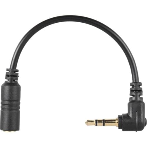 Andoer Microphone Adapter Cable Smartphone Cellphone Microphone Mic to PC Computer DSLR Camera Adapter