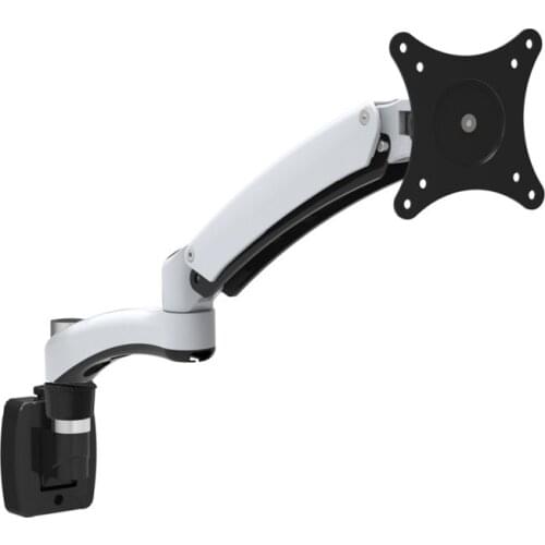Aluminum 360 Degree Full Motion Height Adjustable 15"-27" LCD LED TV Wall Mount Monitor Holder Bracket Arm