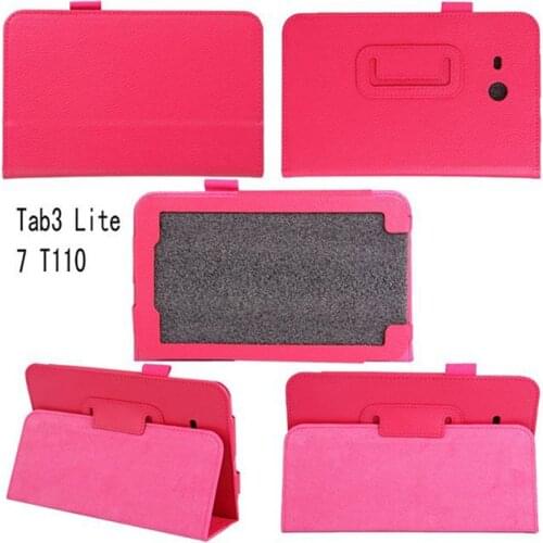 PU Leather Case For Samsung Tab 3 lite 7.0 Tablet Stand Cover Para For Samsung Galaxy Tab3 T110 T111 T113 T116 Fundas Case