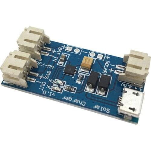 CN3065 Mini Solar Lithium Battery Charger Board Lipo Battery Charging Module Solar Panel Micro USB for Arduino Outdoor Camping