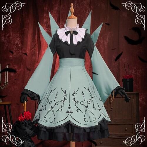 [STOCK] Anime Identity V Jack Sexual Turn Lolita Dress Gothic Uniform Cosplay Costume Halloween Women Free Shipping New 2020
