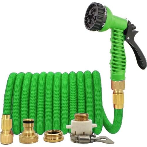 Lightweight And Durable Garden Hose flexible And Expandable Garden Hose Spraydevice , Car Wash Plastic Hose For Lawn Lrrigation