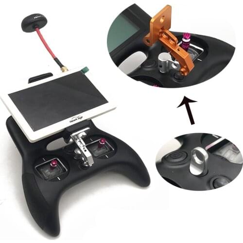 Remote Controller Bracket 5.8G FPV monitor Device Holder CNC Aluminum Alloy for RC FPV racing Drone Futaba Jumper Wfly