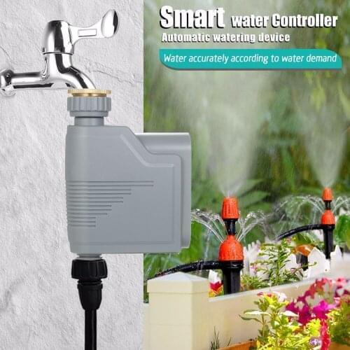 Small Automatic Valve Controller Auto Watering Device Battery Operated Smart Irrigation System Plant Watering Timer and Gateway
