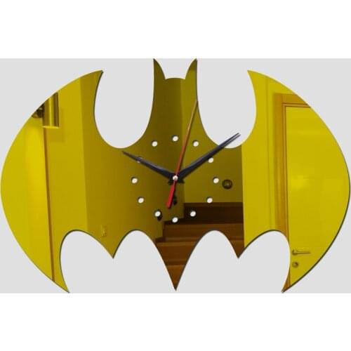 New acrylic wall clock home decoration mirror diy clocks quartz watch 3d stickers Living Room brief design