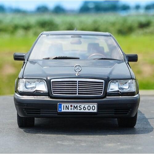 Original Authorized Authentic 1:18 Diecast S600 V12 W140 S Classic Toys car models for gift, collection