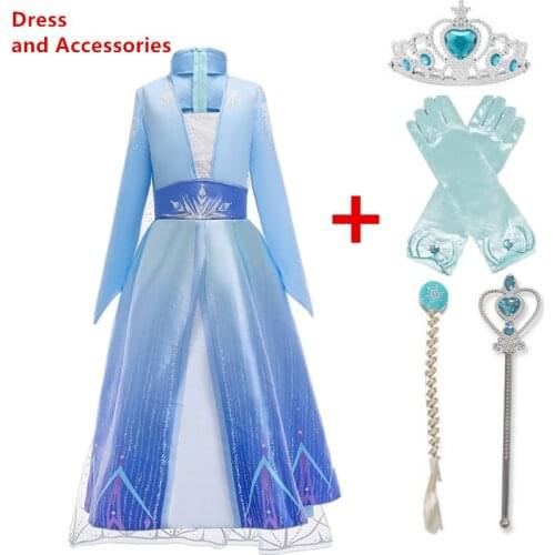 Queen Princess Girls Dress Kids Dresses for Role Play Baby Halloween Party Dresses Dress Kid Costume Vestido Infantil