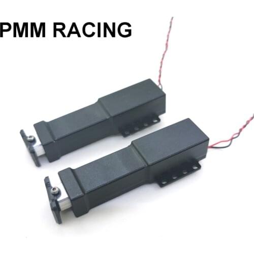 Aluminum Alloy Liftable Electric Supporting Feet Pillar for RC Car 1/14 Tamiya Trailer Truck Scania R620 MAN Volvo Actros Arocs