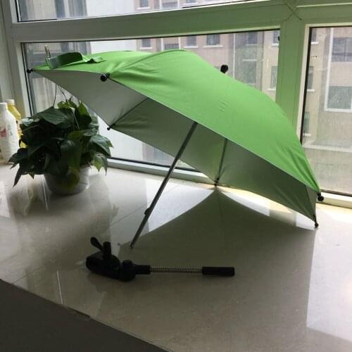 Baby Stroller Umbrella Portable Colorful Kids Children Pram Sun Shade Parasol Adjustable Folding Umbralla Stroller Accessories