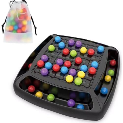 Rainbow Ball Color Elimination Board IQ Training Toys For Kids Thinking Strategy Games Childrens Toys