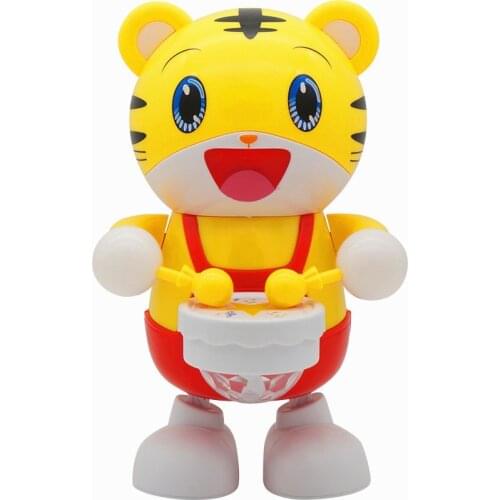 The New Dance Crabs Cartoon Universal Wheel Light Music Dance Can Crawl Electric Toy Robot 2021