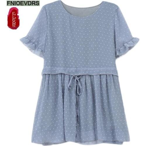 Summer Long Shirts Blusas Plus Size Women European Style Design Floral Print Vintage Belly Peplum Top Blouse Tunic