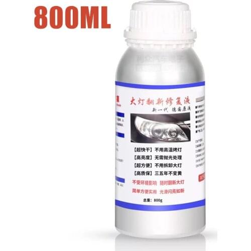 800ML Car Headlight Repair Fluid Headlight Polishing Restoration Chemical Polishing The Headlights