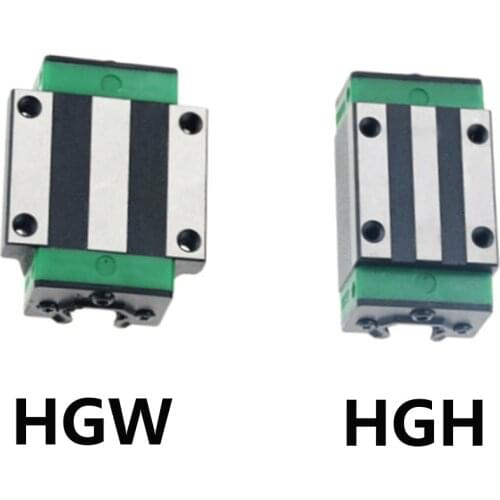 1pc HGH15CA Slider Block HGH HGW HGH20CA HGW25HA HGW30CA Carriage for HGR Linear Guide Rail CNC DIY Parts