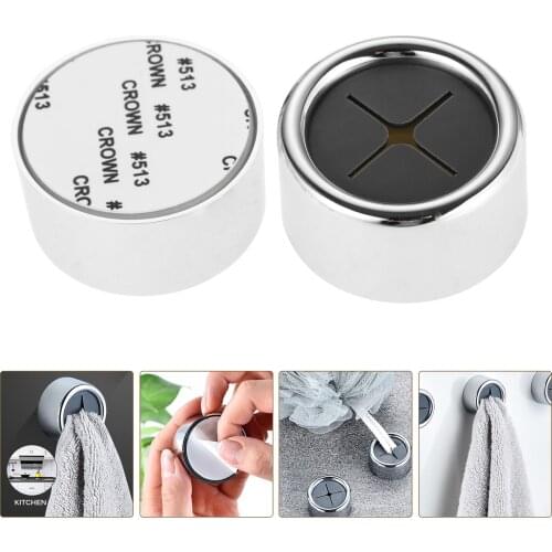 1x Premium Kitchen Towel Hook Towel Hook Self Adhesive Easy Installation Chrome Finish Strong Hold Easy Removal