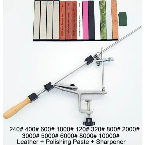 2020 Fixed angle sharpener professional Sharpening system whetstone diamond stone sharp blade Apex edge kitchen knife sharpener