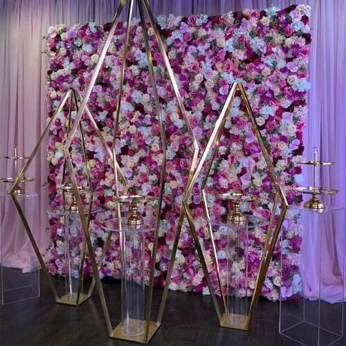 3D Artificial Flower Wall Panel Runner for Wedding Party Backdrop Arch Table Row and CenterPiece Flower Decoration 3D DIY