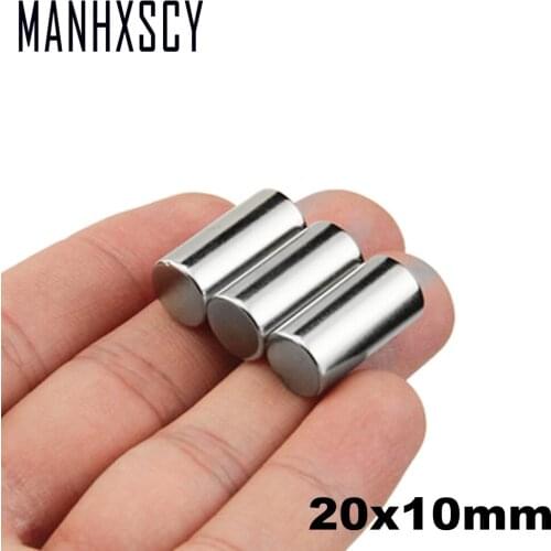 50pcs Neodymium N35 Dia20mm X 10mm Strong Magnets Tiny Disc NdFeB Rare Earth For Crafts Models Fridge Sticking magnet 20x10mm