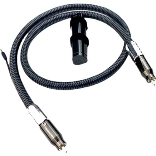 Audiophile WEL SIGNATURE HiFi Audio RCA Digital Coaxial Cable Upgrade 72V DBS PPS Silver Wire