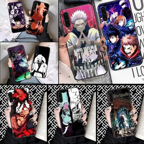 Jujutsu Kaisen Anime Phone case For Samsung Galaxy A 3 5 7 8 10 20 21 30 40 50 51 70 71 E S 2016 2018 4G black tpu back silicone