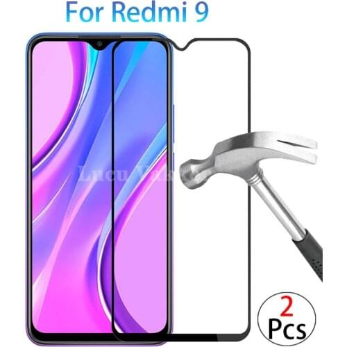 Case for xiaomi redmi 9 cover tempered glass screen protector on Xiaomi xiao red mi my redmi9 protective phone coque bag global