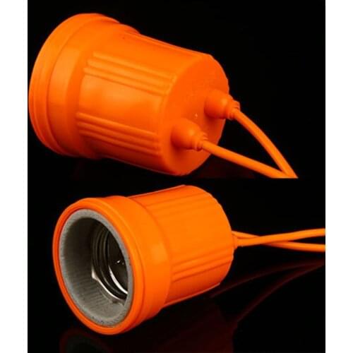 E27 Ceramic Waterproof Holder Base Screw Light Bulb Lamp Socket Flame Retardant Durable Material Safe Non Electric leakage Q84D