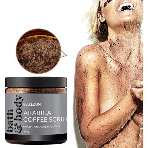 200ml Coffee Scrub Exfoliating Dead Skin Moisturizing Body Scrub Bath Salt body scrub beauty products skin care products