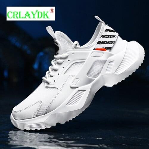 CRLAYDK Men Casual Breathable Shoes Teenagers Fashion Sneakers Air Mesh Sports Running Tennis Comfortable Outdoor Trainers