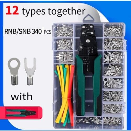 Round Cold Pressure Copper Wire Nose Connection Head Connection Terminal Crimp Wire Connector Ear Line Naked Terminal Suit