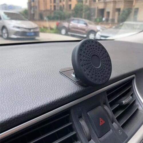 Simple Universal Car Phone Holder Bracket Magnetic 360 Degree Rotary Non-trace Super Glue Car Mount For iPhone 12 and All Phones
