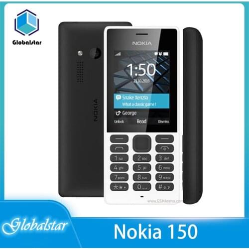 Nokia 150 Refurbished 150 Dual Sim Original Nokia 150 2.4inch'2G GSM 1020mAh Unlocked Cheap Phone Free shipping