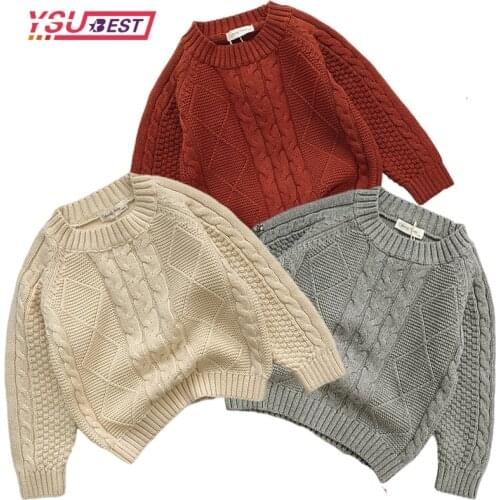 Autumn Baby Boys Girls Sweaters Kids Sweaters Winter Boys Knit Sweater Girls Ripped Sweater Toddler Girls Winter Clothes Boys