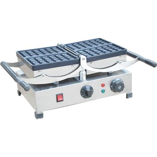 Popular Rotating Waffle Maker Plaid Cake Machine Electric Flip Waffle Oven with Grilling Press Plates for Restaurant FY-2201