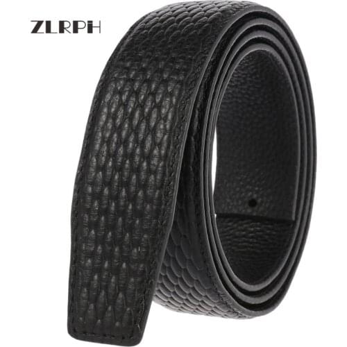 ZLRPH Brand-Name genuine leather automatic buckle top layer cowhide belt pure mens business pants belt