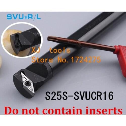 S25S-SVUCR16/S25S-SVUBR16 Cutter Turning Tools Lathe Machine Turning Tools Set Internal Turning Tool CNC Turning Tools,Internal