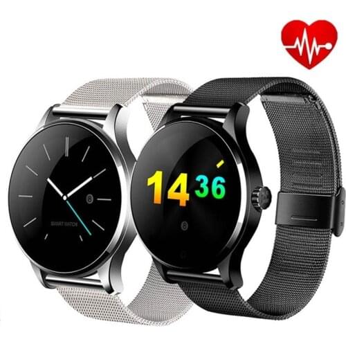 Smarcent K88H Smartwatch Bluetooth Heart Rate Monitor Track Wristwatch Pedometer Dialing Smartwatch Phone For Android IOS